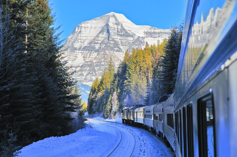 4 Reasons to Take a Winter Train Trip through the Canadian Rockies