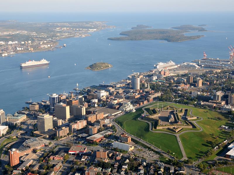 Atlantic Maritimes Explorer by Rail | View of Halifax