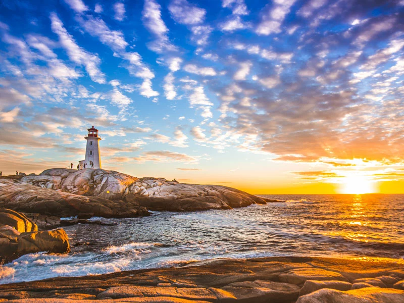 Atlantic Maritimes Explorer Train Trip  |  Peggy's Cove