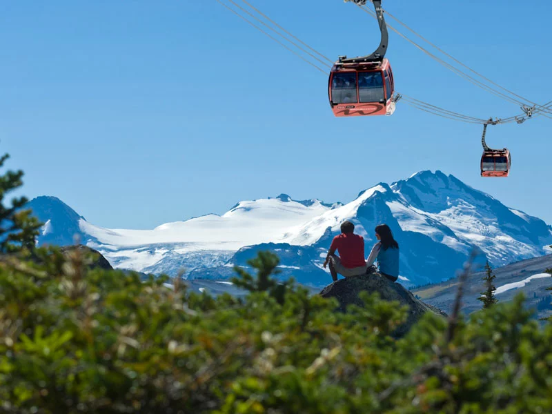 Canadian Rockies Peaks & Okanagan Grapes Road Trip | Whistler Peak 2 Peaks Gondola