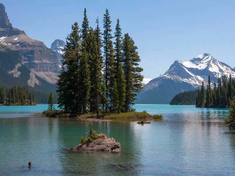 Canadian Trails Rail Across Canada | Maligne Lake Jasper