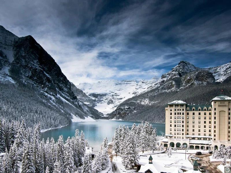 Christmas in the Canadian Rockies Winter Train Vacations | Fairmont Chateau Lake Louise