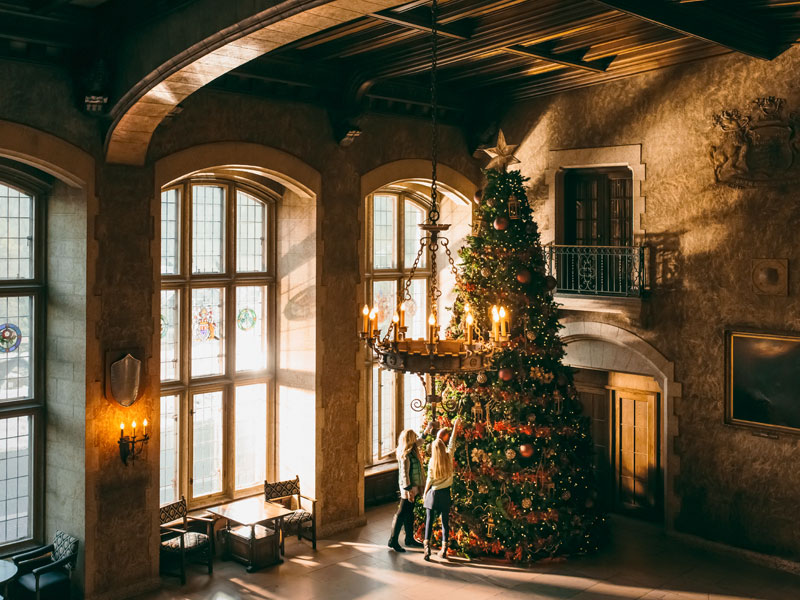 Christmas in the Canadian Rockies Winter Train Vacations | Fairmont Banff Springs Hotel