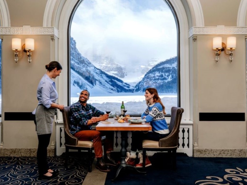 Christmas in the Canadian Rockies Winter Train Vacations | Fairmont Chateau Lake Louise