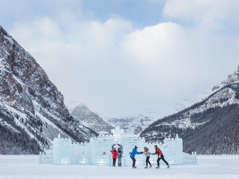 Christmas in the Canadian Rockies Winter Train Vacations | Fairmont Chateau Lake Louise