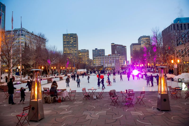 Ice Skating in Edmonton