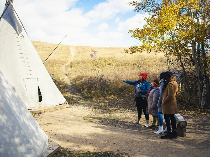 Golden Prairies and Canadian Rockies Road Trip - Wanuskewin's Tipi Village