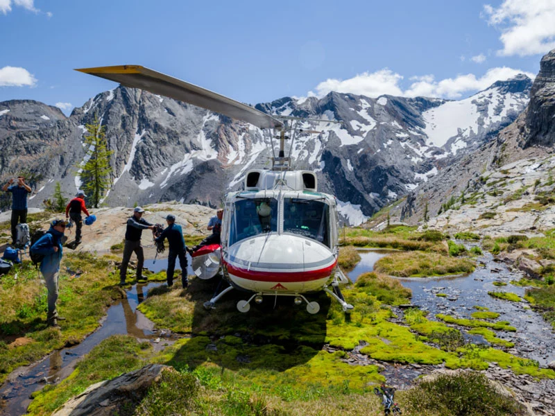 Journey through the Clouds Rail & Heli Adventure | CMH Bugaboo Lodge Heli Adventure