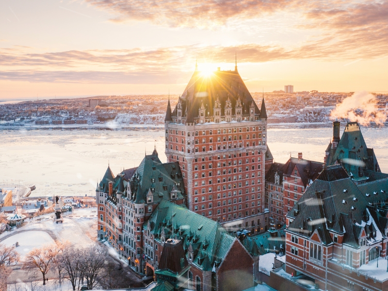 Montreal & Quebec Cities by Rail | Winter Splendors