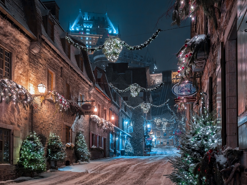 Montreal & Quebec Cities by Rail | Winter Splendors