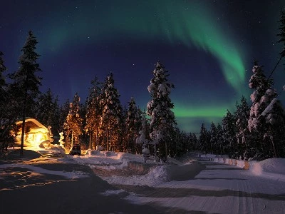 Northern Lights Resort & Spa | Winter at it's Best Aurora Glass Chalet
