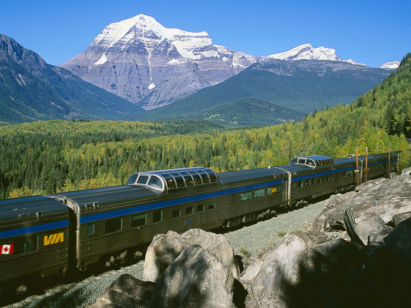 canadian rockies rail trips