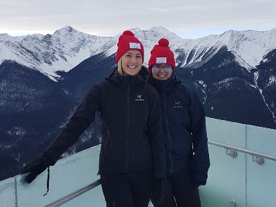 The Most Popular Winter Trip in Canada Canada By Design team in Banff, Alberta