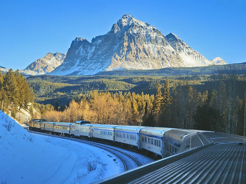 Canadian Rockies Winter Rail Trips