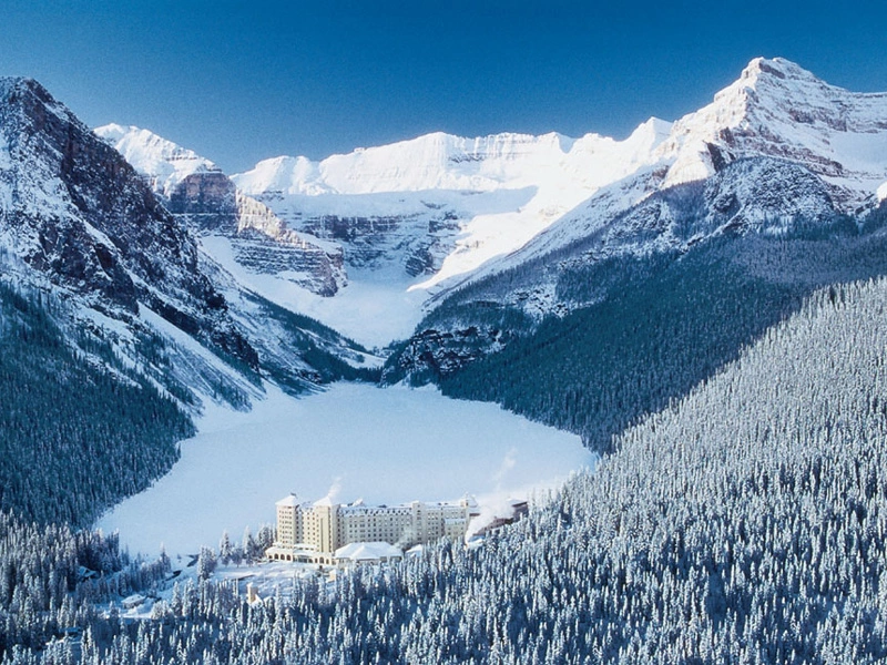 Canadian Rockies Winter Train Vacation | Fairmont Chateau Lake Louise